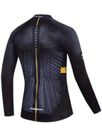 Men's Long-sleeve Cycling Jersey - NW Mustard