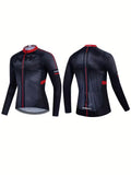 Men's Long-sleeve Cycling Jersey - NW Red