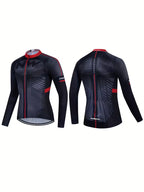 Men's Long-sleeve Cycling Jersey - NW Red
