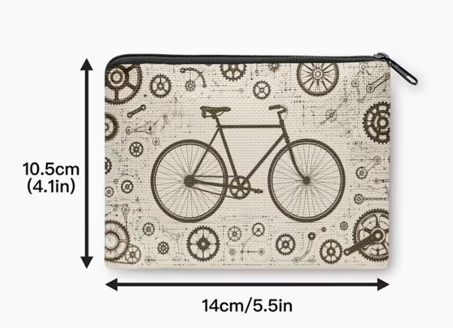 Vintage Bicycle Pouch(Small)