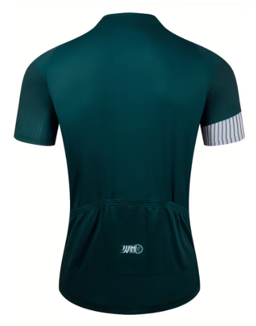Men's Short-sleeve Cycling Jersey - Dark Green