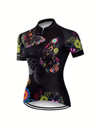 Women's Short Sleeve Cycling Jersey - Butterfly